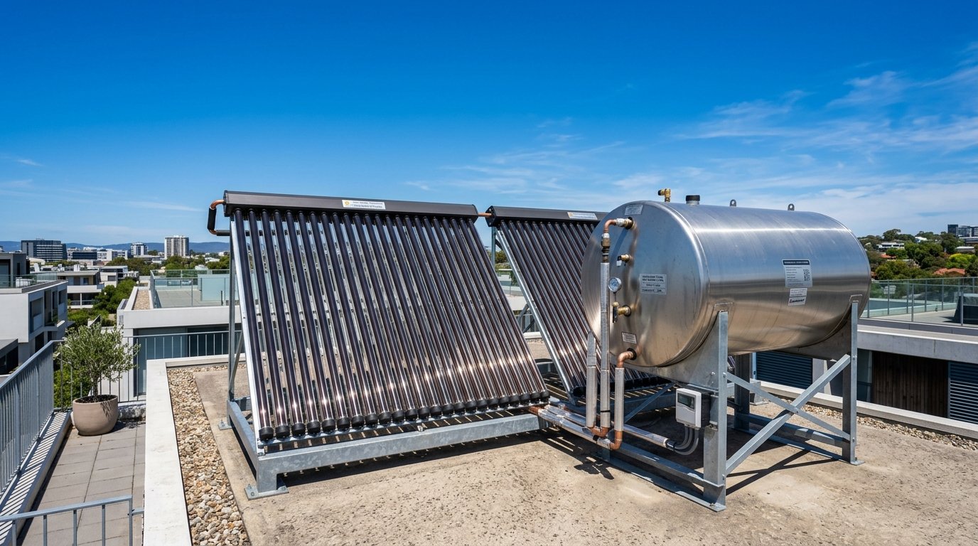 Solar Water Heater Installation for Mr. Kannan